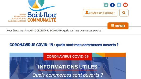 Saint-Flour Communauté organise les achats locaux en ligne