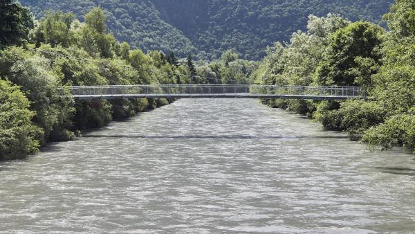 Les passerelles ont été fabriquées en Savoie en MND.