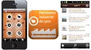 Le patrimoine industriel de Lyon sur smartphone