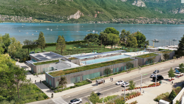 Une architecture sobre et élégante favorisera l'intégration de la piscine dans un environnement majestueux. 