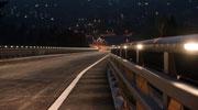 Des projecteurs à LEDs éclairent le pont de Saint-Gervais