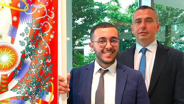 Ashraf Omri et Bertrand Ronat