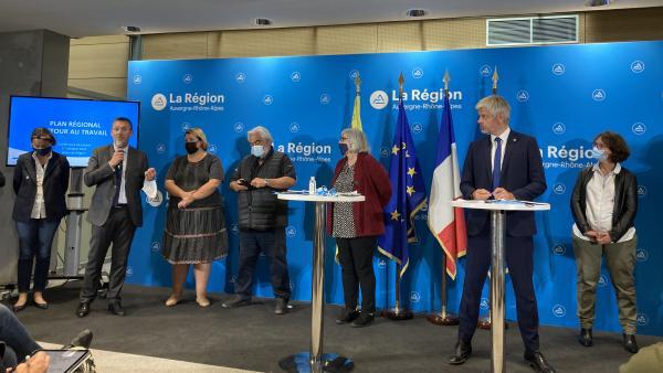 Présentation du Plan Retour au travail par Laurent Wauquiez