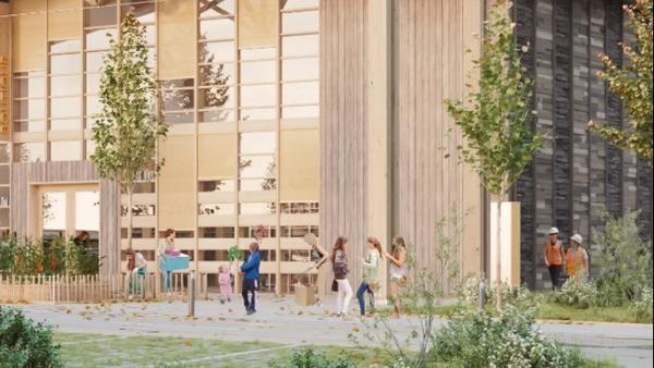 La future ressourcerie.