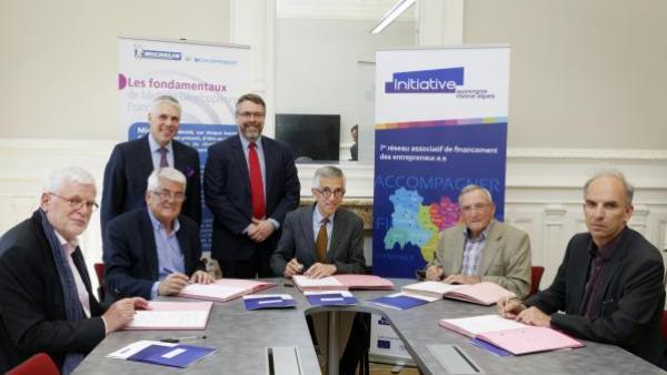 Michelin Initiative et  Initiative Auvergne-Rhône-Alpes