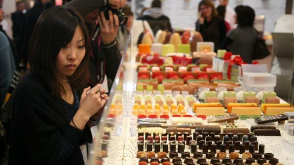 Un stand de patisseries du SIRHA 2013