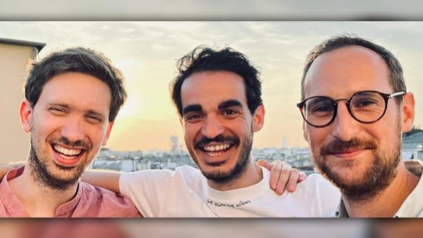 Gautier Levert, Julien Rouzé et Jérémie Veg, les fondateurs de Sopht 