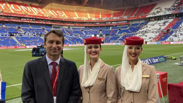 Emirates dans son jardin au Groupama Stadium