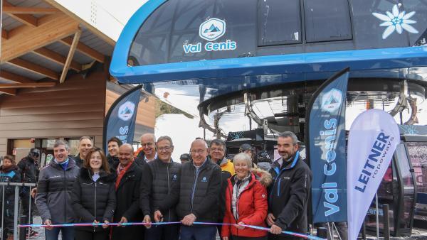 Près de 200 personnes ont participé à l'inauguration des nouveaux équipements de Val Cenis, le 31 janvier.