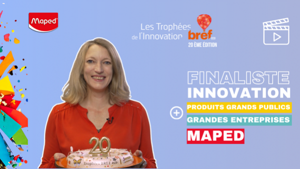 Julie Béani de Maped, finaliste des Trophées Bref Eco de l'Innovation.