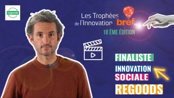 Mattia Paco Rizzi, cofondateur de Regoods est finaliste des Trophées Bref Eco de l'Innovation.