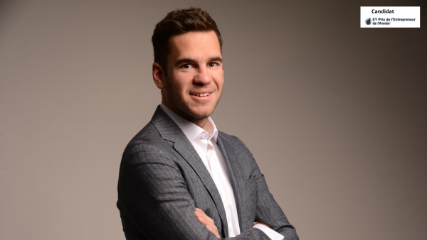 Huges Deloche (Arcole) est candidat au Prix EY de l'Entrepreneur de l'Année.