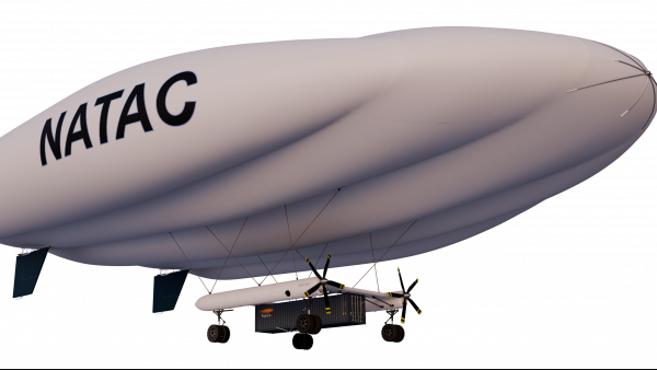 Voliris prévoit un démonstrateur de l'aile à l'échelle 1 de la Natac (navette aérienne de transport automatique de containers).
