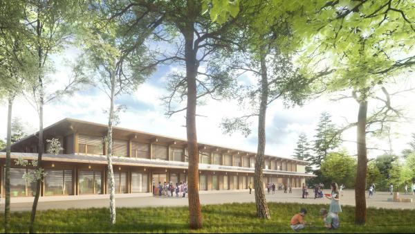 Le nouveau bâtiment de l'école intègrera aussi les locaux de la maison de l'enfance.