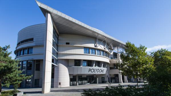 Polydome, l'un des 3 sites clermontois gérés par Clermont Auvergne Events